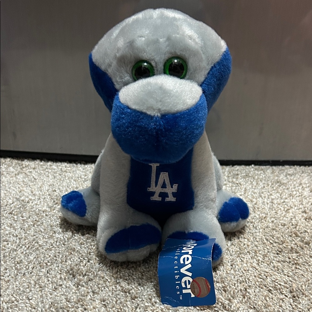 Forever Collectibles Blue and Gray Stuffed Animal